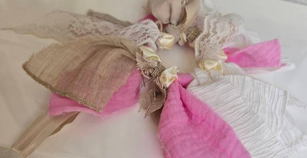 Bohemian Fringe Scrunchie 🌸