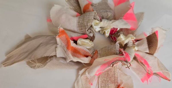 Bohemian Fringe Scrunchie 🌸