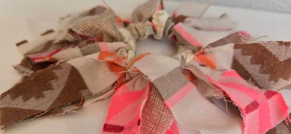 Bohemian Fringe Scrunchie 🌸