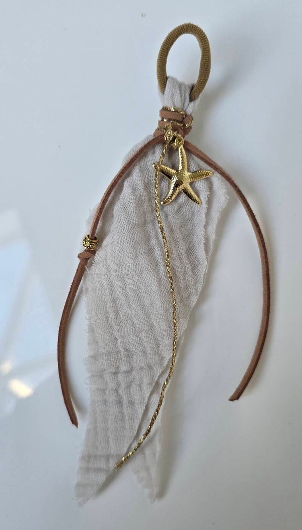 Mibiza Elastiekje Seastar gold