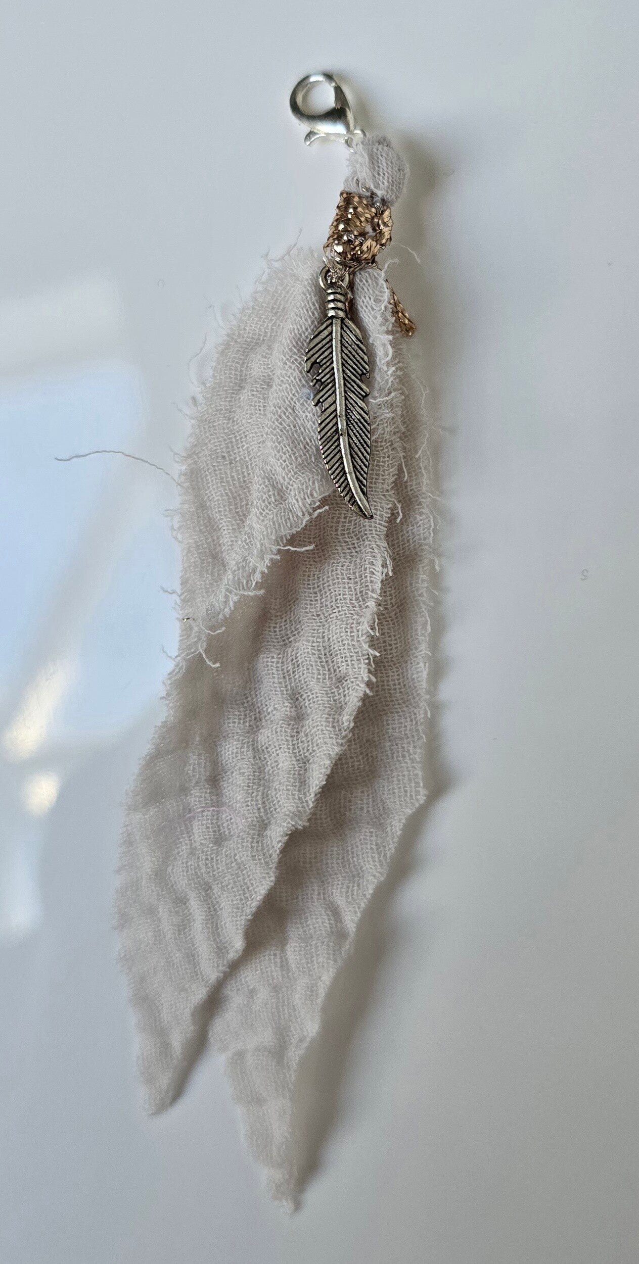 Mibiza Charm | Silver Feather