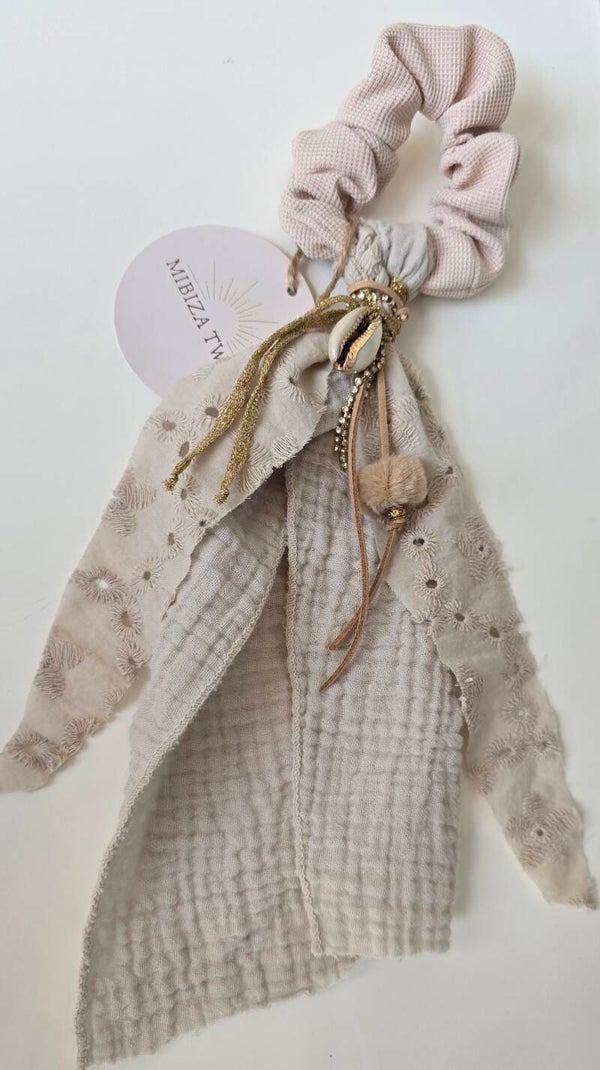 Mibiza Statement Scrunchie | Ibiza Gold