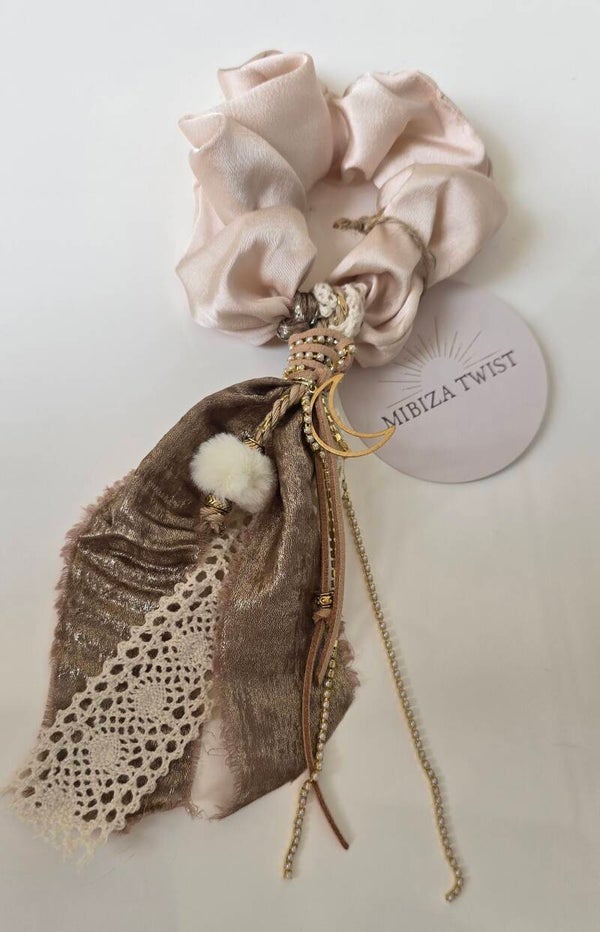 Mibiza Statement Scrunchie | Ibiza Gold