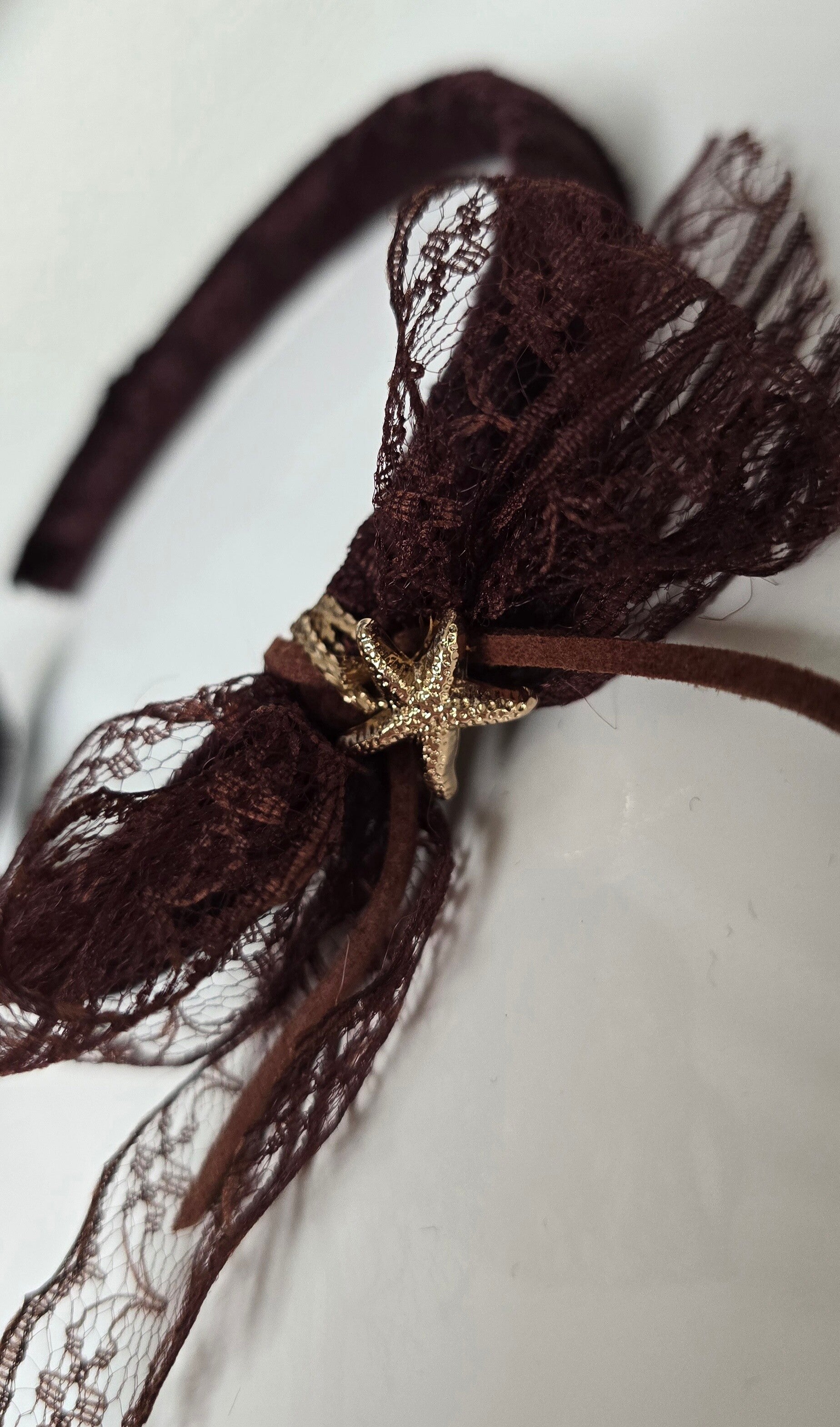 Mibiza haarband | Burgundy Brown