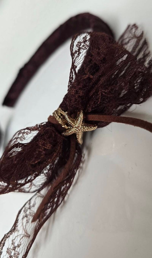 Mibiza haarband | Burgundy Brown