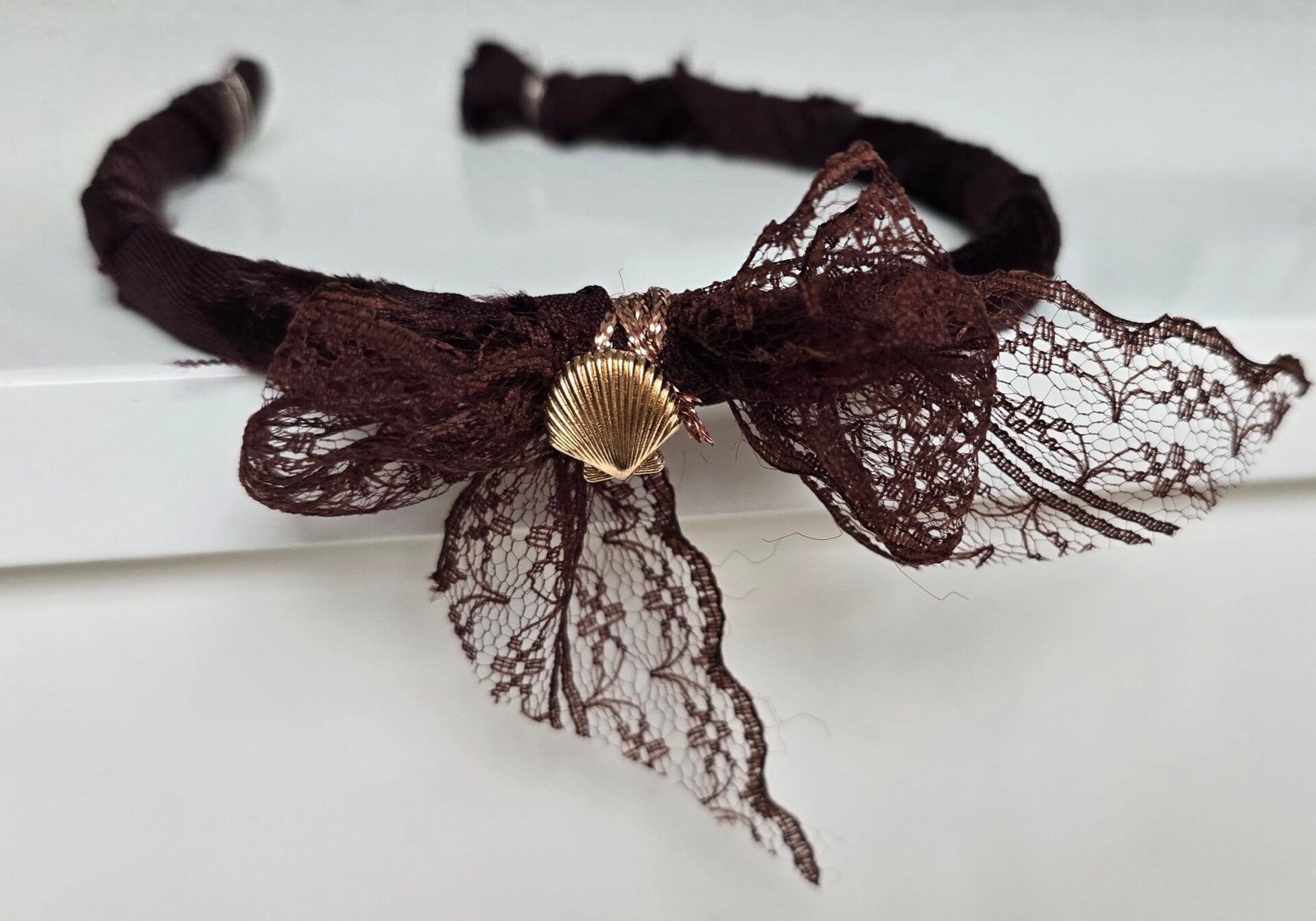 Mibiza haarband | Burgundy Brown
