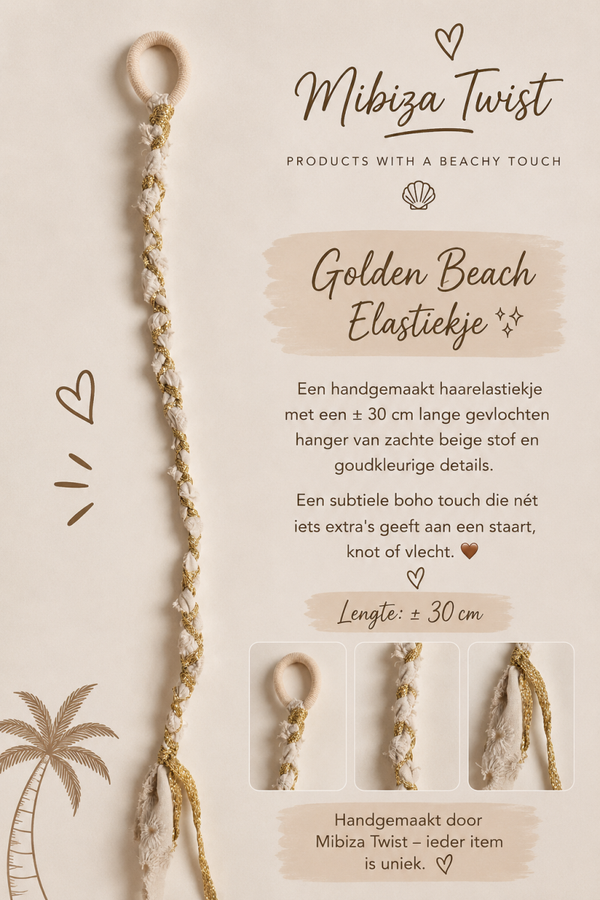 Golden Beach Elastiekje ✨