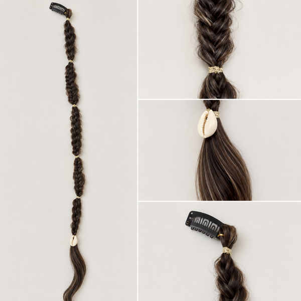 Mibiza Clip-in | Brunette Shell