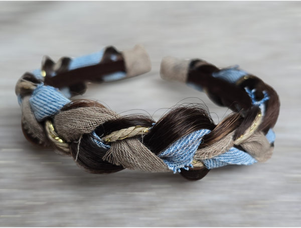 Denim Hippie haarband