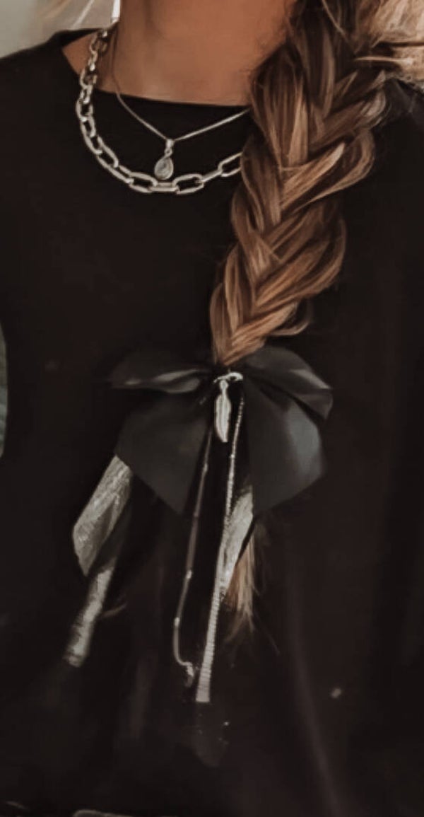 Mibiza Statement Scrunchie | Black Beauty