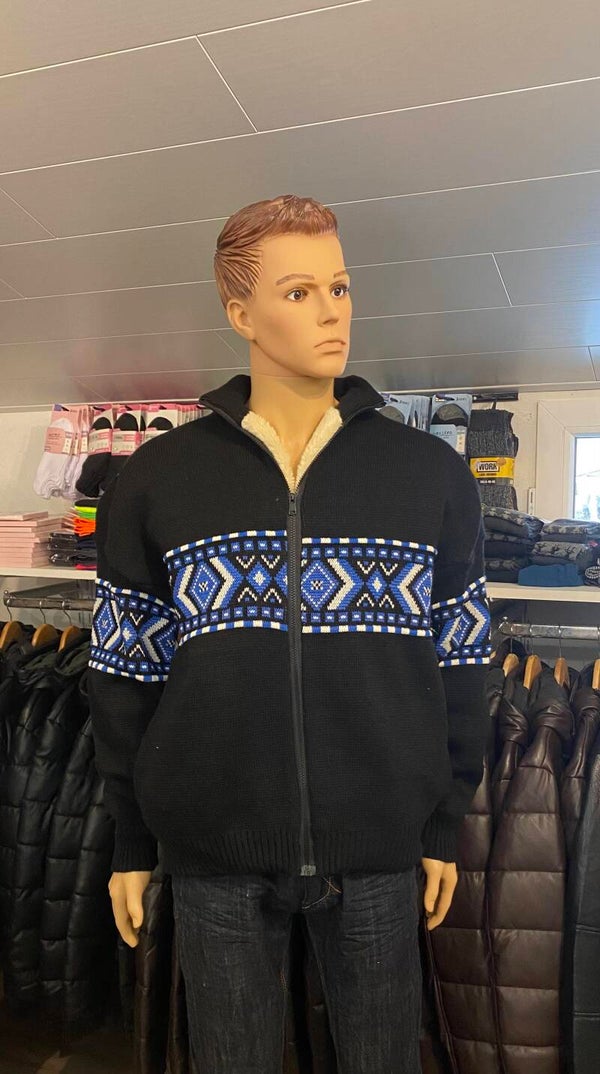 Gilet Homme fourré avec fermeture éclair