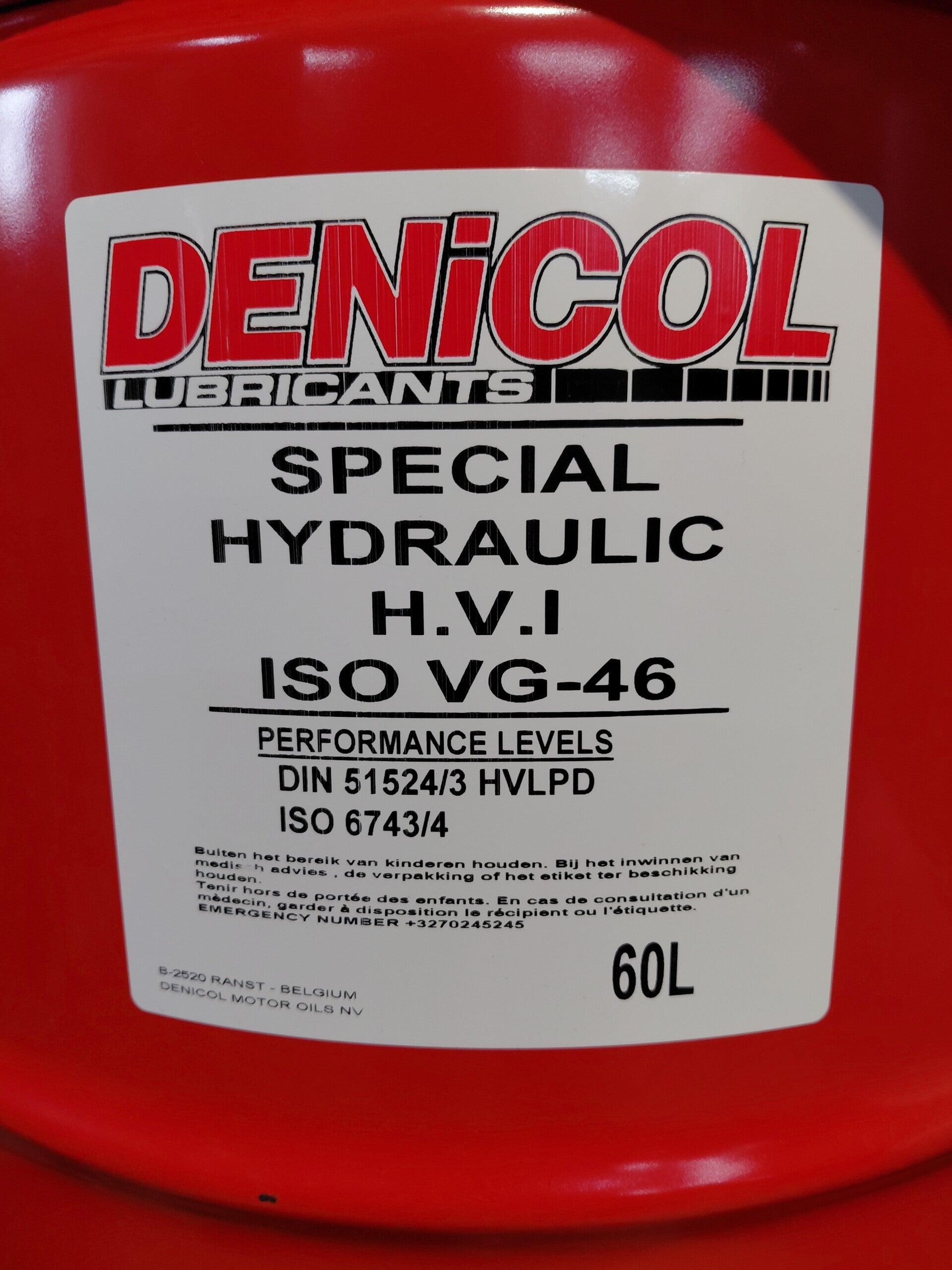 H.V.I. SPECIAL HYDRAULIC OIL ISO15 - ISO22 - ISO32 - ISO46 - ISO68