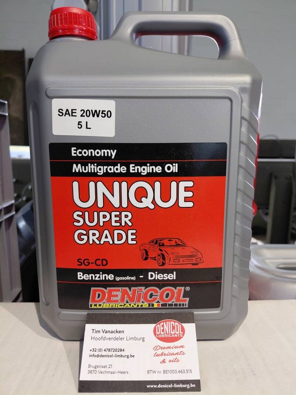 UNIQUE SUPERGRADE SAE 15W40 – 15W50 – 20W50
