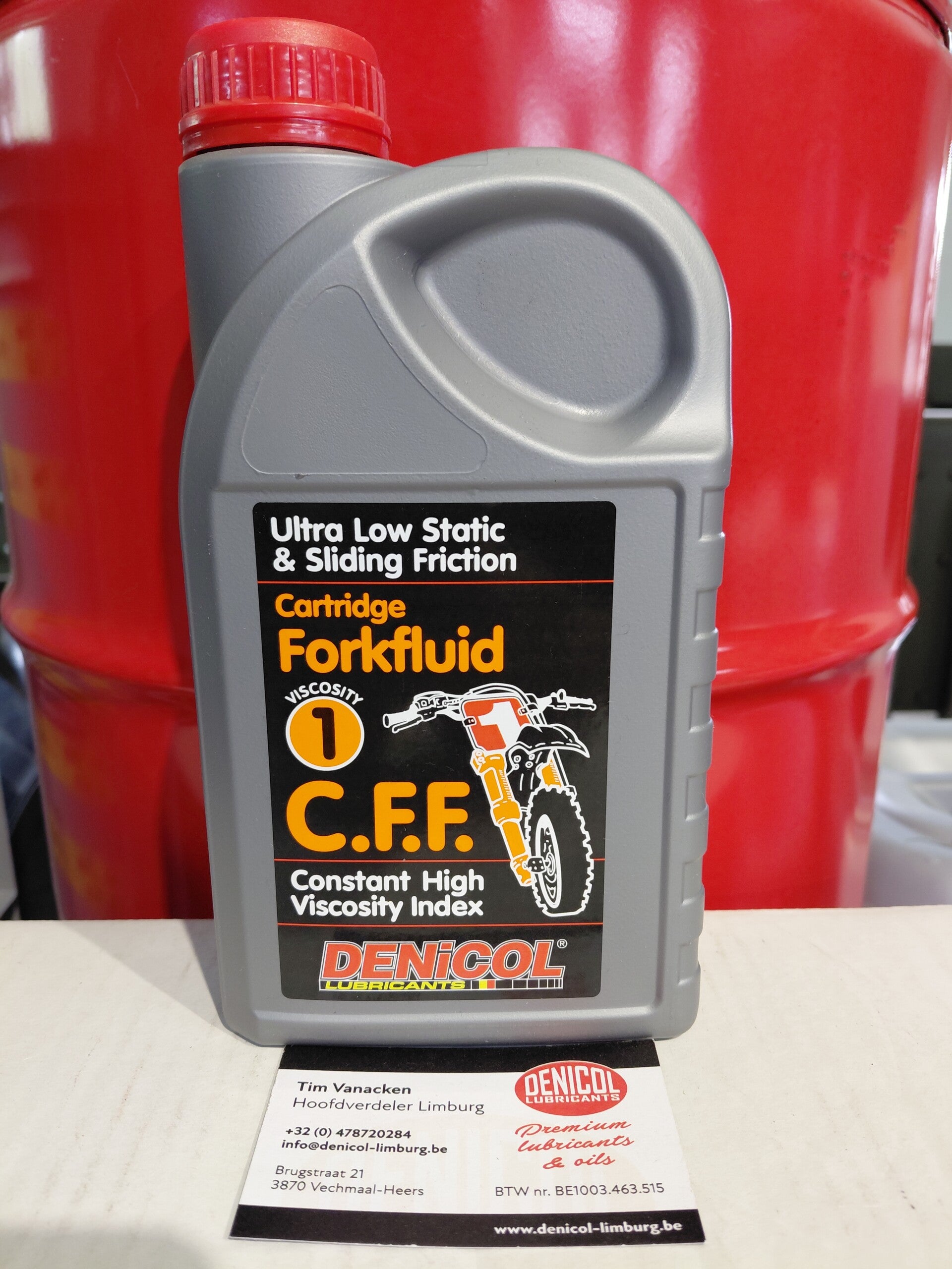 CFF Forkfluid nr 1  (sae7.5) Orange Label