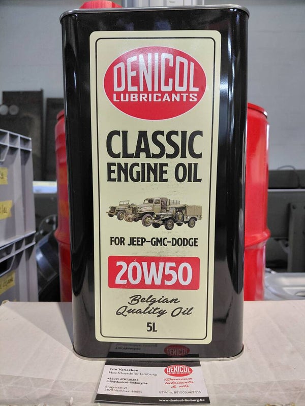 Classic engine oil : SAE 20w50