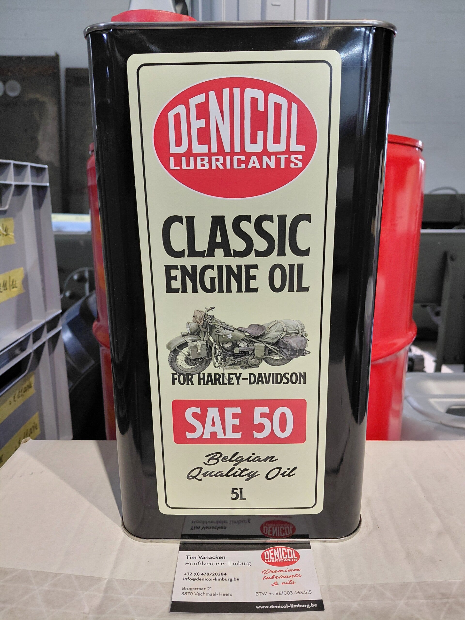 Classic Engine Oil : SAE 50  For Harley Davidson 45 Engine and Gearbox
