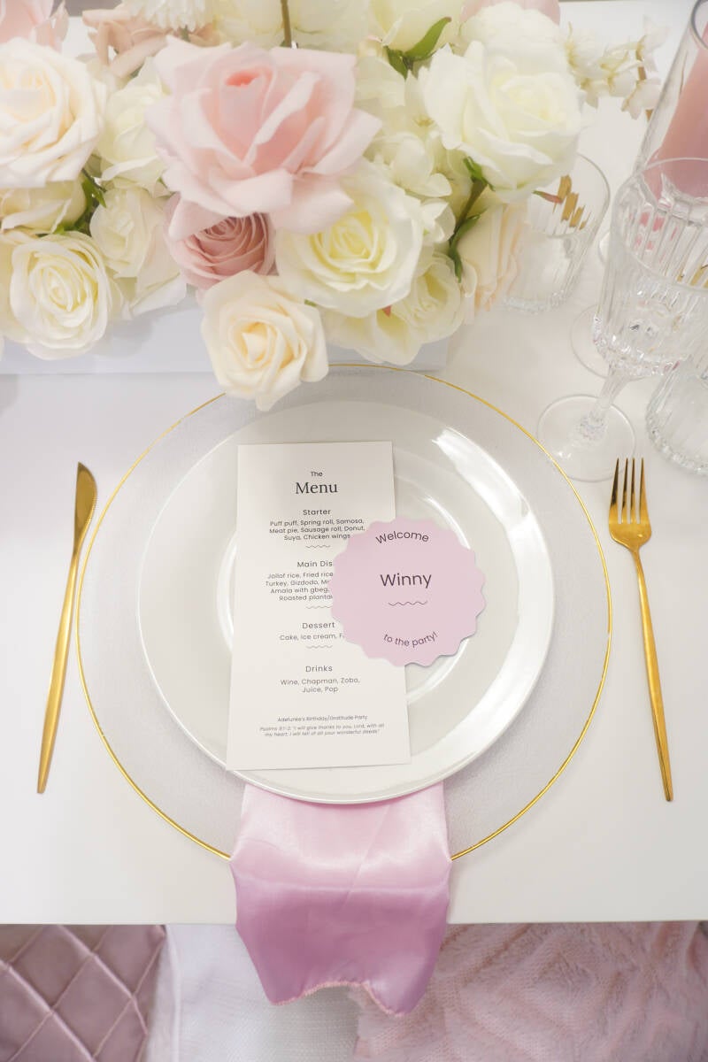 Picnic Table Setting