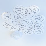 Wedding Minimalist Round Labels 