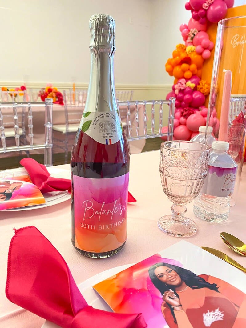 Orange &amp; Pink Table Setting