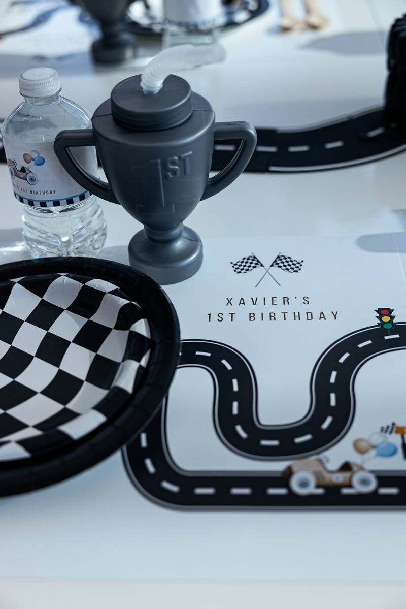 Race Car Table Setting