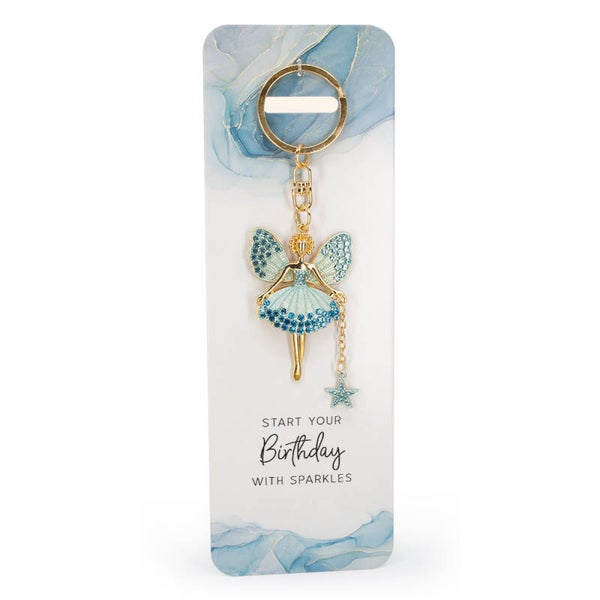 Engel Sleutelhanger: Birthday