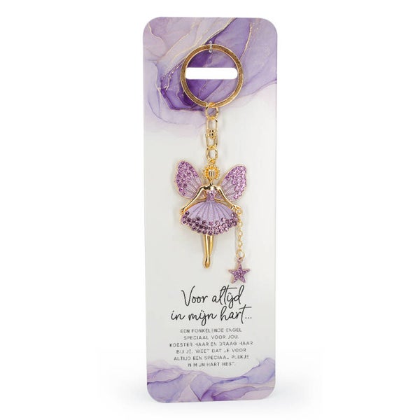 Engel Sleutelhanger: Hart