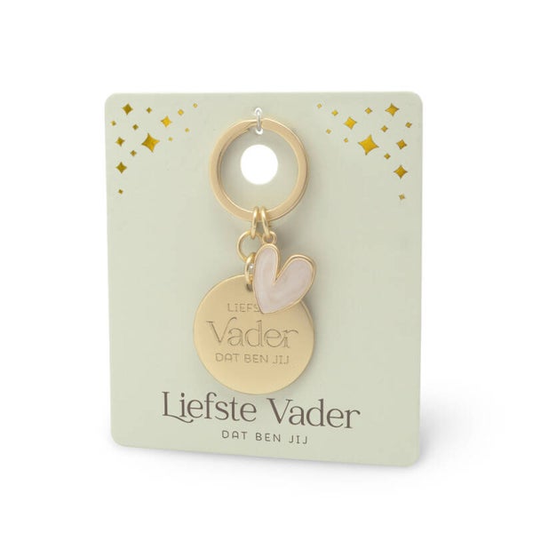 Sleutelhanger met tekst: Liefste Vader