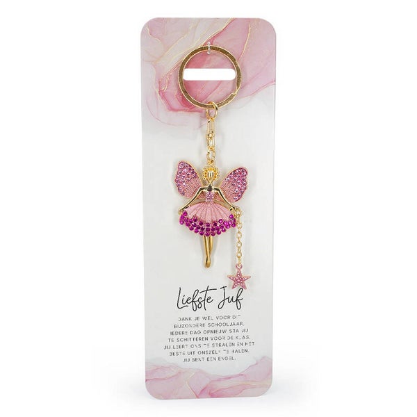 Engel Sleutelhanger: Juf