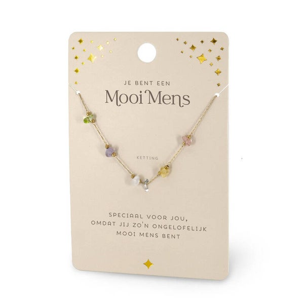 Edelstenen Ketting: Mooi Mens