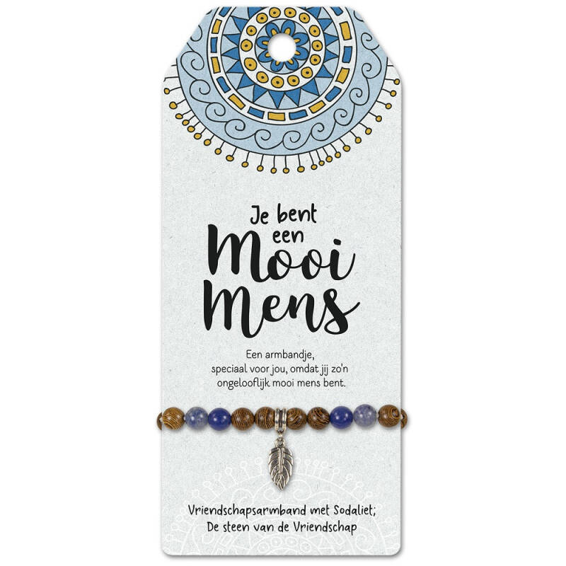 Vriendschapsarmband: Mooi mens