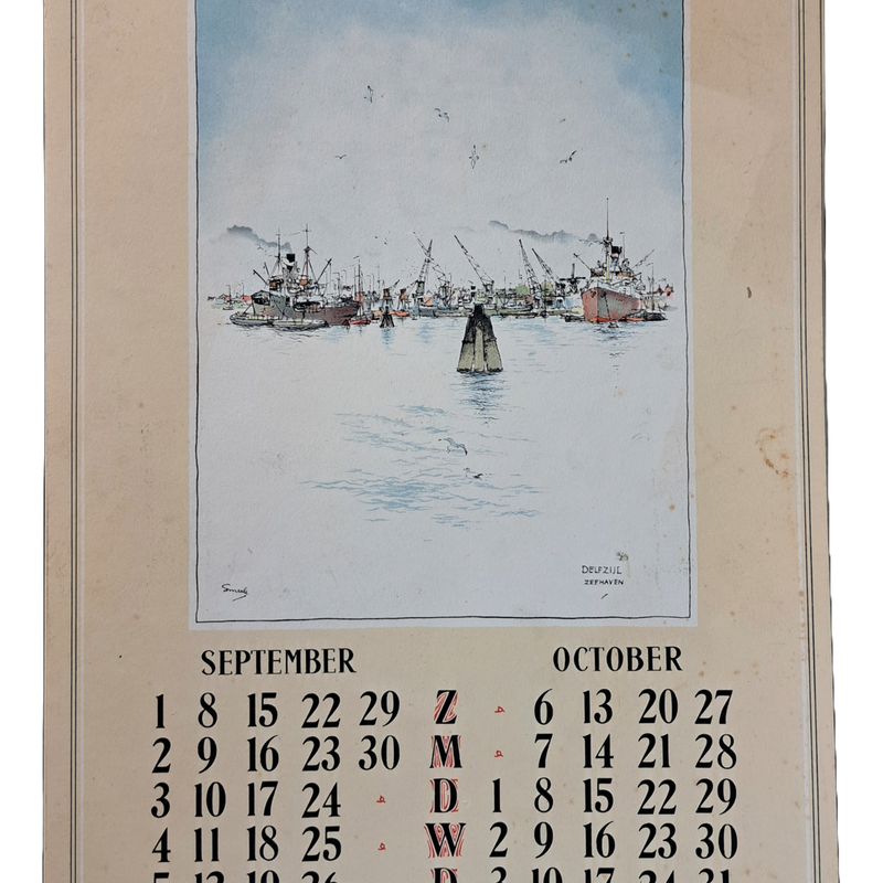 Kalender Nieuwsblad van het Noorden 1940