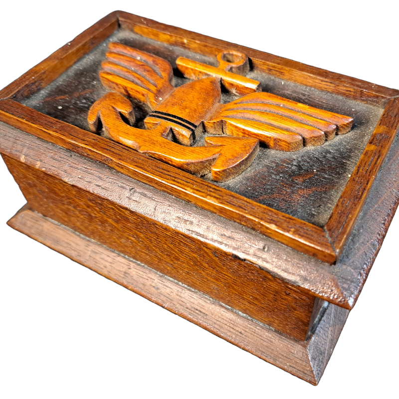 Houten kistje Marine Artillerie