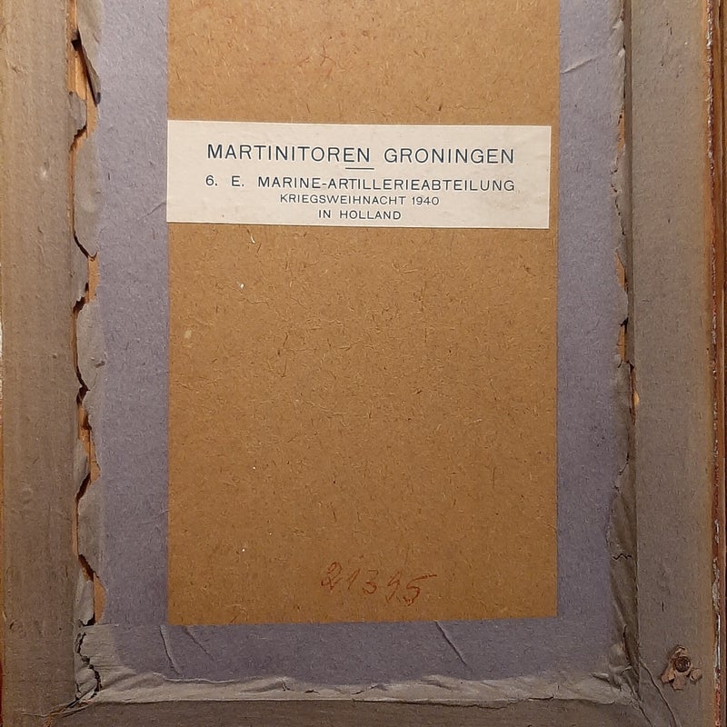 Kerstgeschenk 6. Ersatz Marine Artillerie Abteilung Groningen