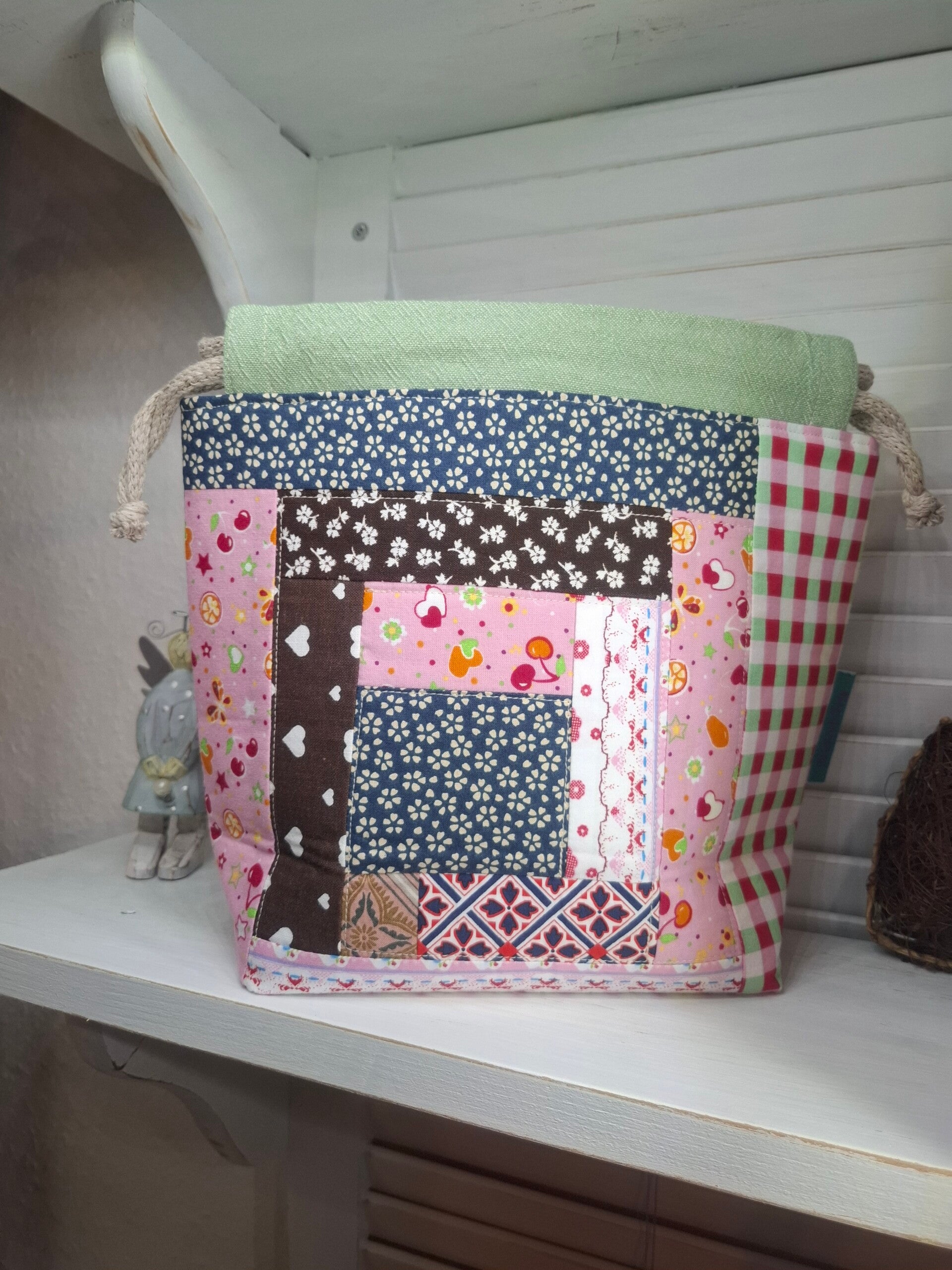 Projektbeutel Patchwork KnitterBag