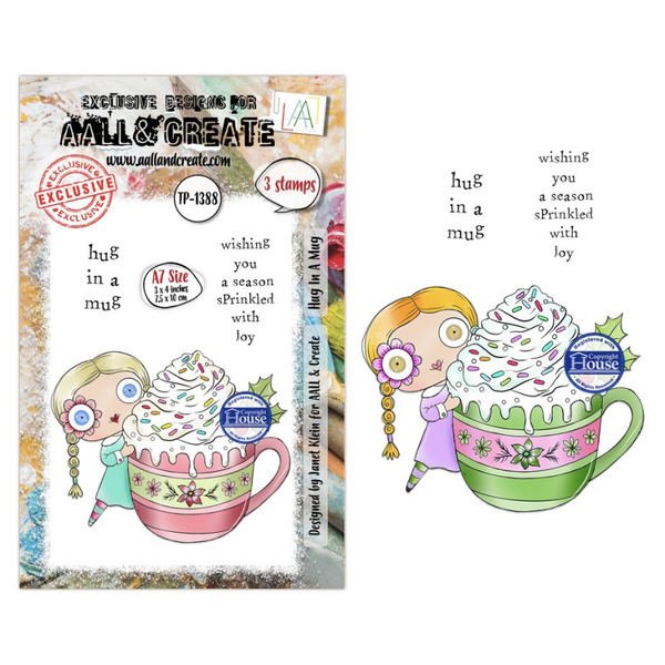 TP-1388 - A7 Stamp Set - Hug In A Mug