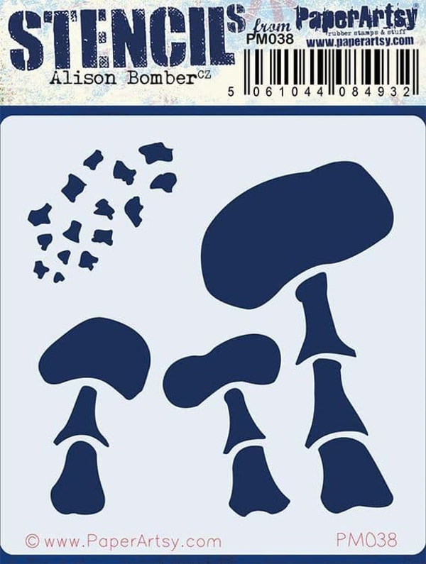 PA Mini Stencil 038 {Alison Bomber}