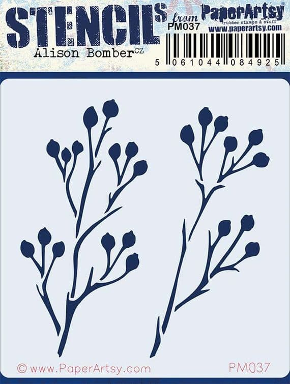 PA Mini Stencil 037 {Alison Bomber}