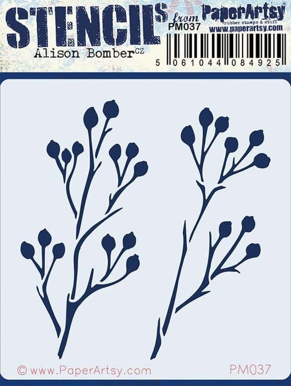 PA Mini Stencil 037 {Alison Bomber}