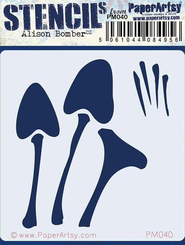 PA Mini Stencil 040 {Alison Bomber}