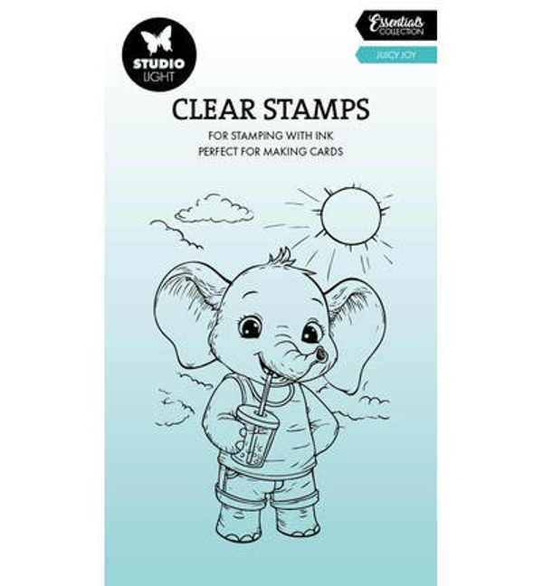 SL Clear Stamps – Juicy Joy, Elephant Essentials nr. 948