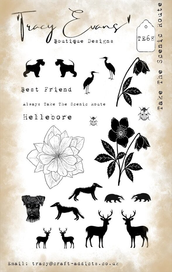 Take The Scenic Route A6 Stamp (TE068)