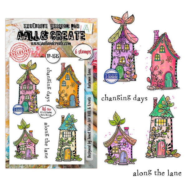 Fall into Fall A6 Stamp Sets Autumn Lane 1515