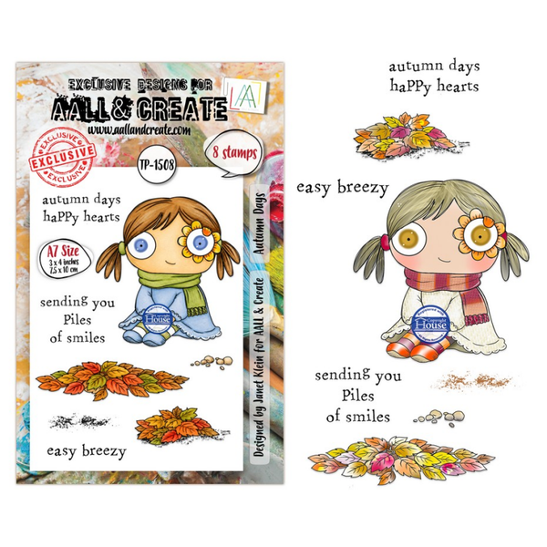 Fall into Fall A7 Stamp Sets Autumn Days 1508