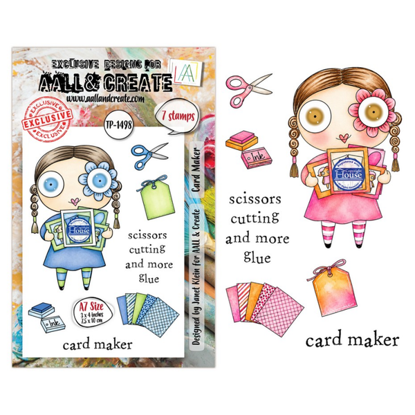 Creative Types A7 Stamp Sets Card Maker by Janet Klein