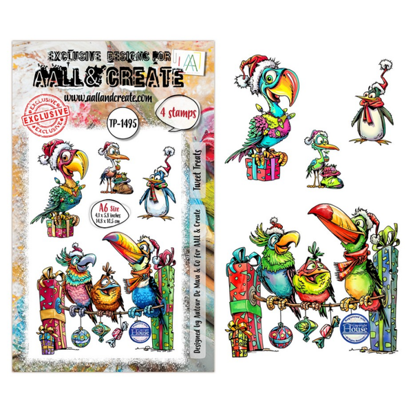 TP-1495 - A6 Stamp Set - Tweet Treats