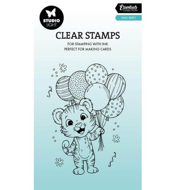 SL Clear Stamps – Wild Party, Tiger Essentials nr. 949
