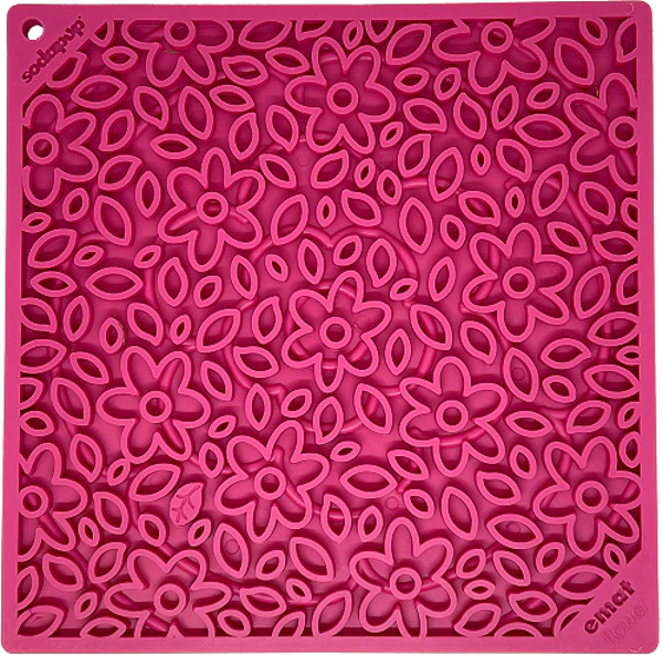 Sodapup | Lickmat Flower Power Roze