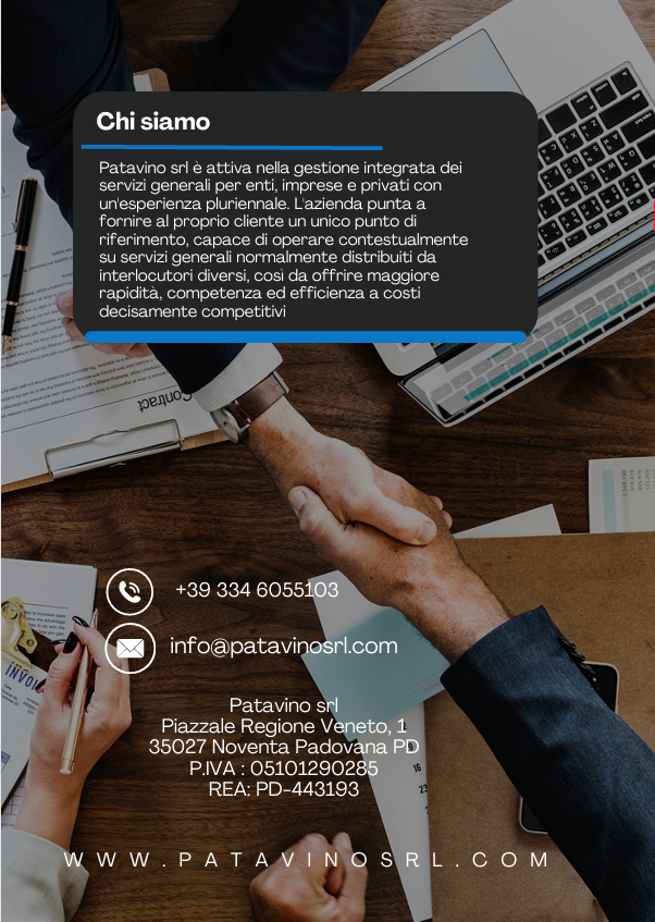 Chi siamo Patavino srl