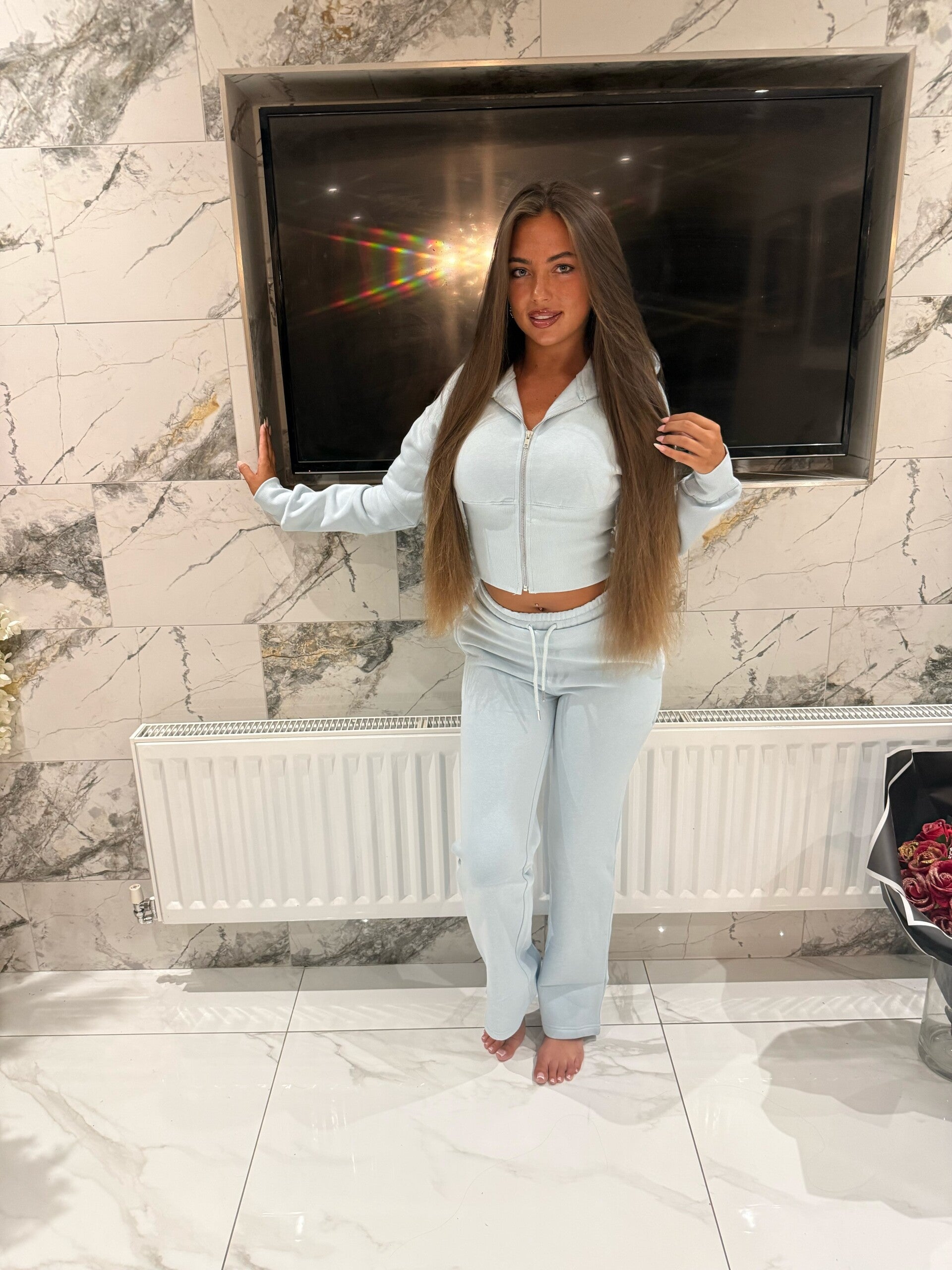‘ ROMA ‘ Fitted Zip up Tracksuit Co Ord