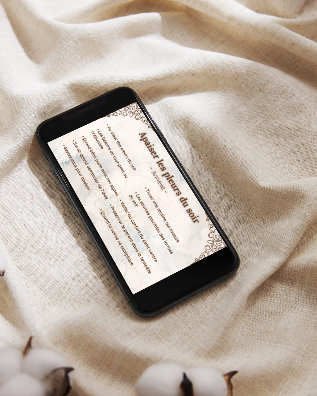 Mini-Guides PDF — Apaiser les pleurs du soir